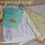 DIY Recipe Card Ring