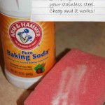 baking soda clean stainless steel