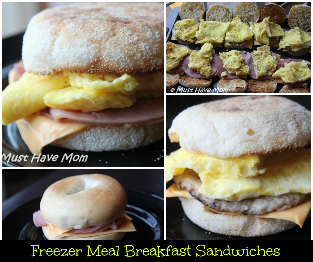 Freezer Meal Breakfast Sandwiches