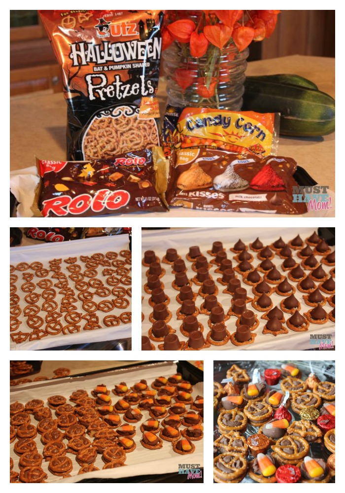 Hershey's Pretzel Chocoloate Halloween Treats Recipe! Nut Free ...