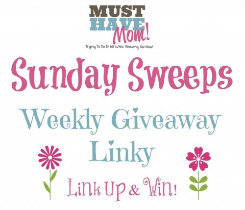Sunday Sweeps Giveaway Linky! 4/3/16 Edition!