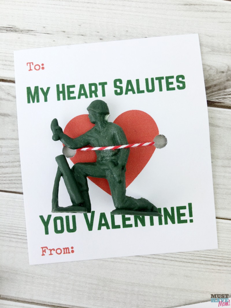 Free Printable Kids Valentine Cards With Army Guys Must Have Mom