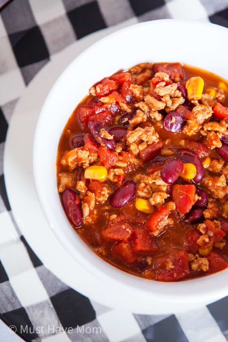 healthy turkey chili