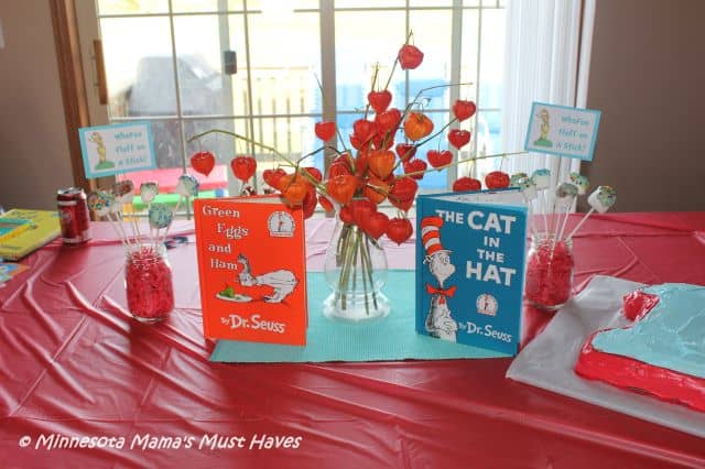 dr seuss birthday party pin the hat on the cat game