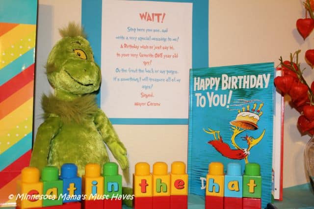 Seuss first birthday