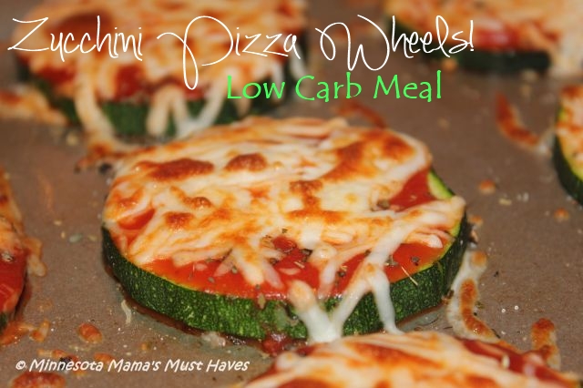 Zucchini Pizza Wheels! Low Carb Meal That Tastes Amazing!