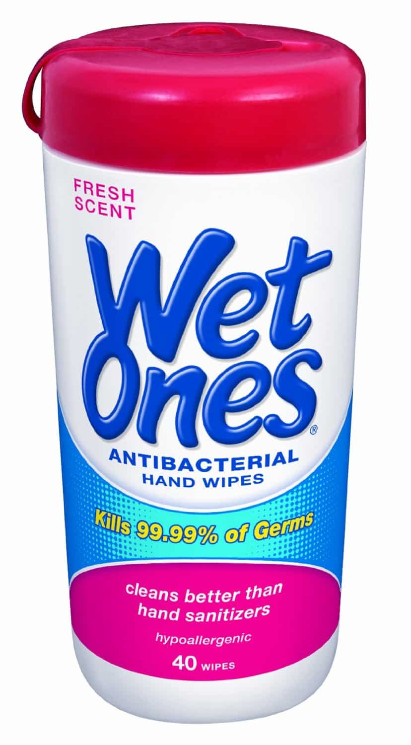 Wet Ones Wipes Over Hand Sanitizer