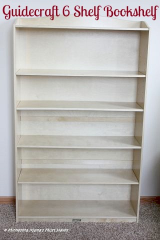 Guidecraft 6 Shelf Bookshelf