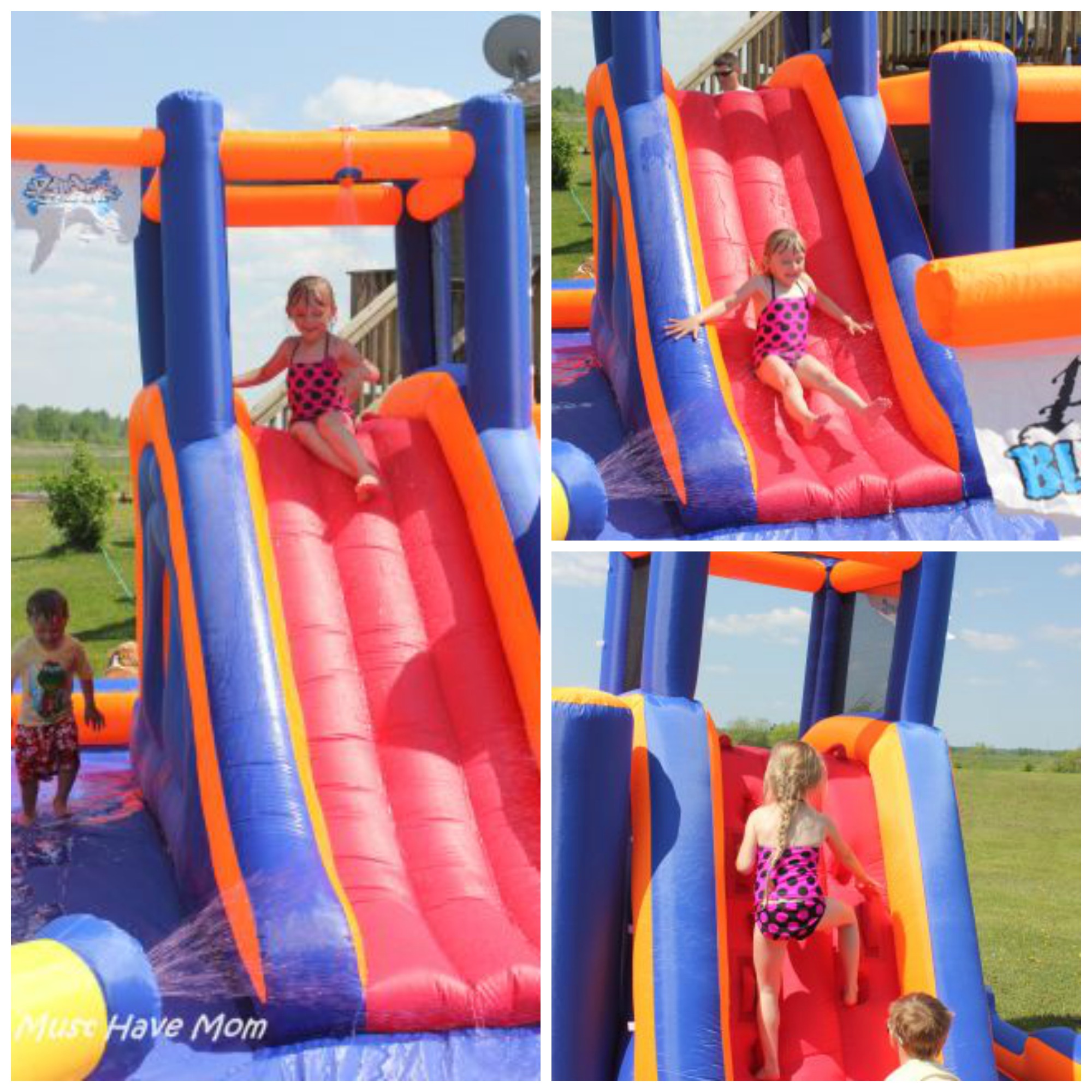 Inflatable Water Park With Bounce House Inflatable Water Park With Bounce House
