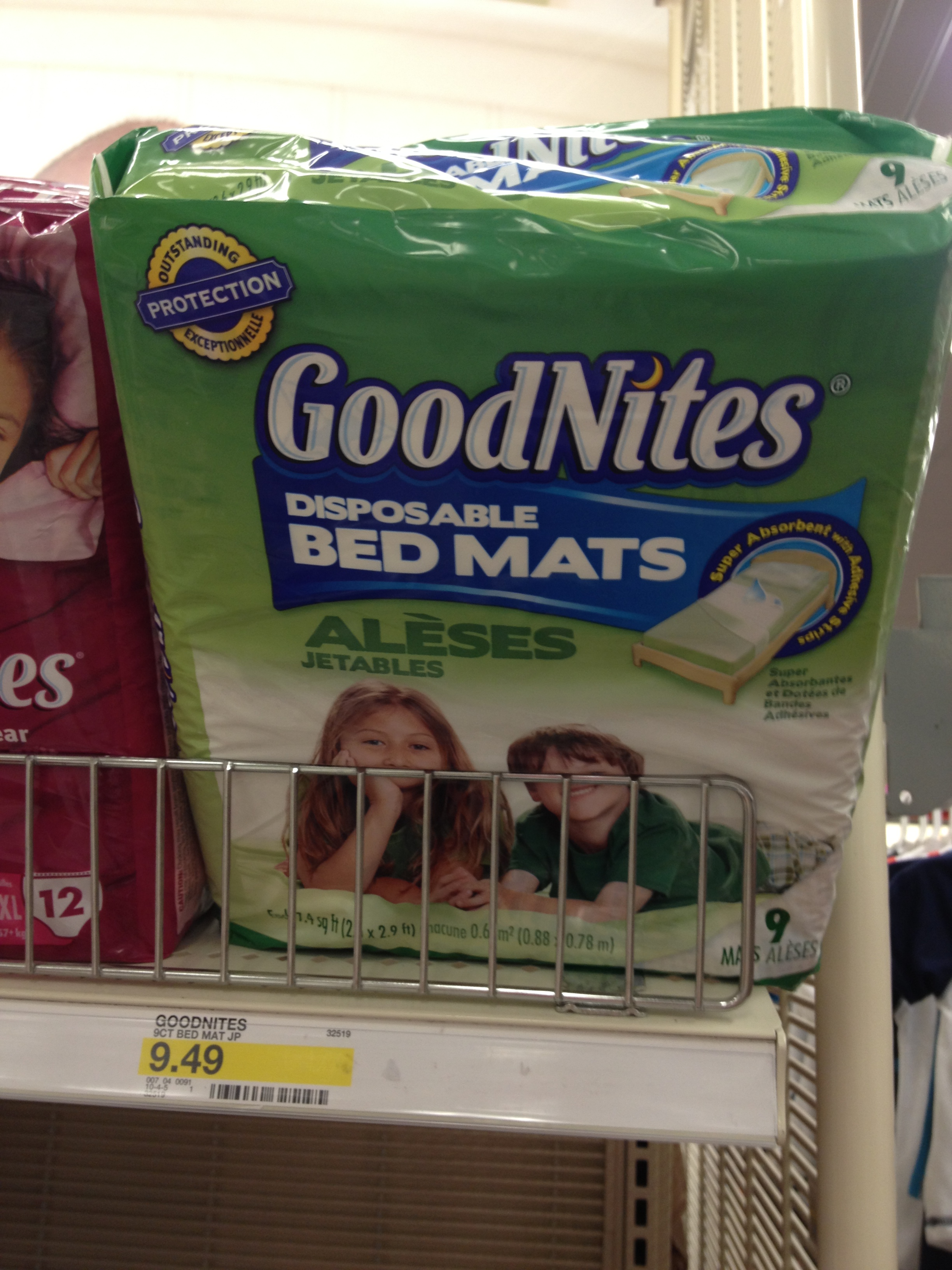 Goodnites Bed Mats For Easier Nighttime Potty Training Coupon