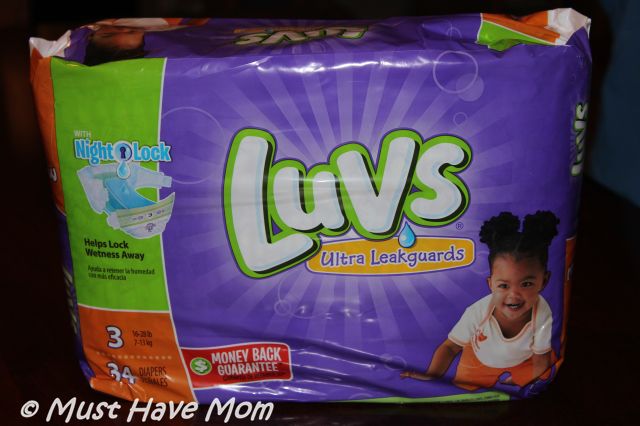 NEW! Luvs Nightlock Diapers Keep Baby Dry All Night Long! {Review & Giveaway + Luvs Printable Coupon}