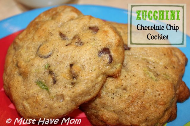 Zucchini Chocolate Chip Cookies Recipe! - Must Have Mom