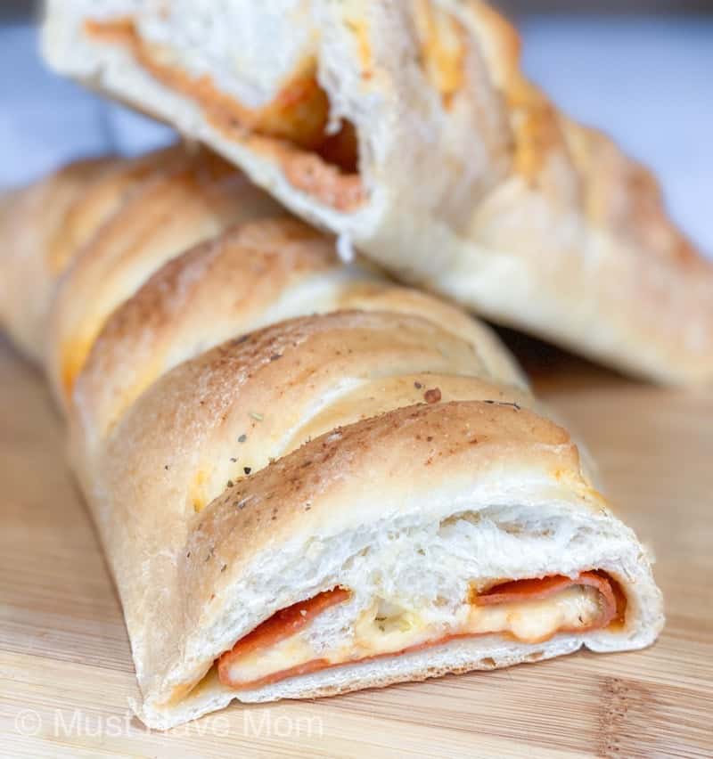 Pepperoni Pizza Braid Freezer Meal Recipe - Must Have Mom