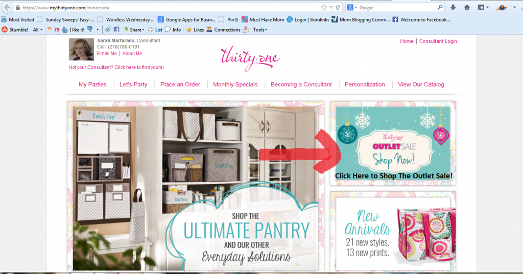 2013 Thirty One Outlet Sale Starts Today! - Must Have Mom