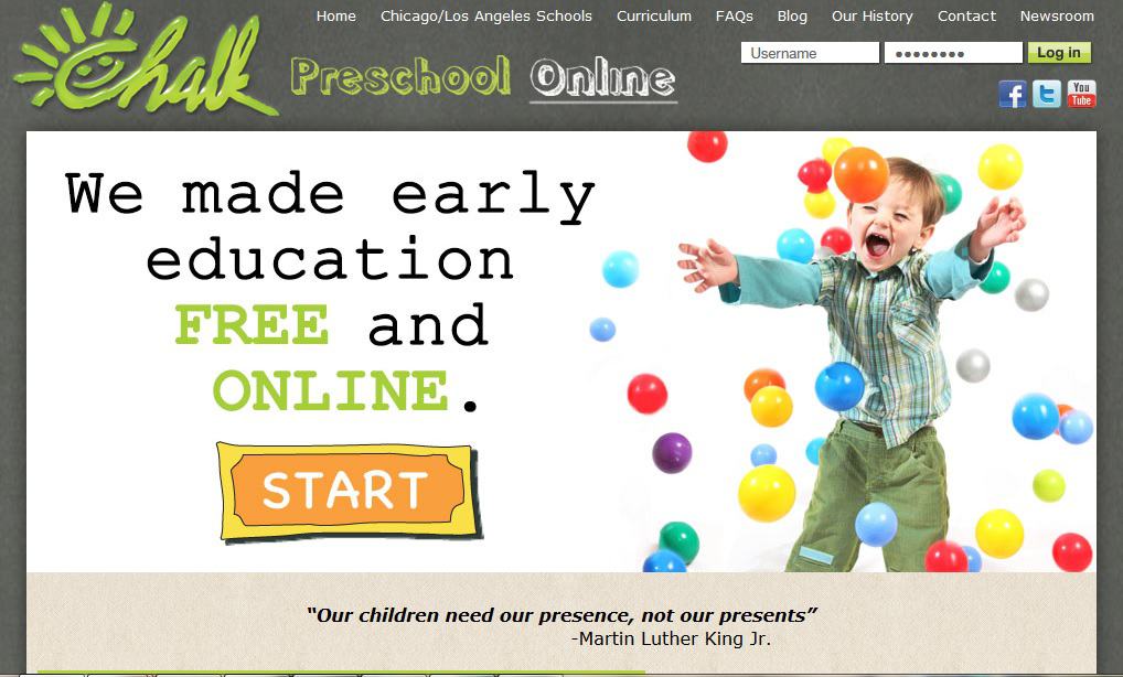 chalk online preschool