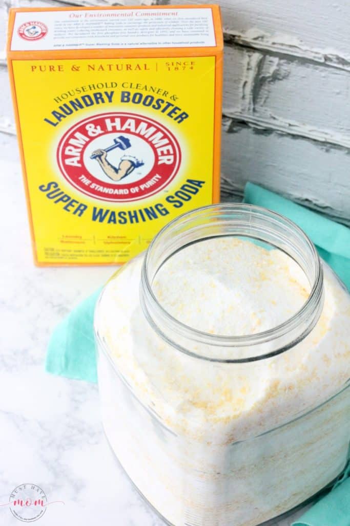 Make your own homemade laundry detergent recipe for just $25 for a year supply!