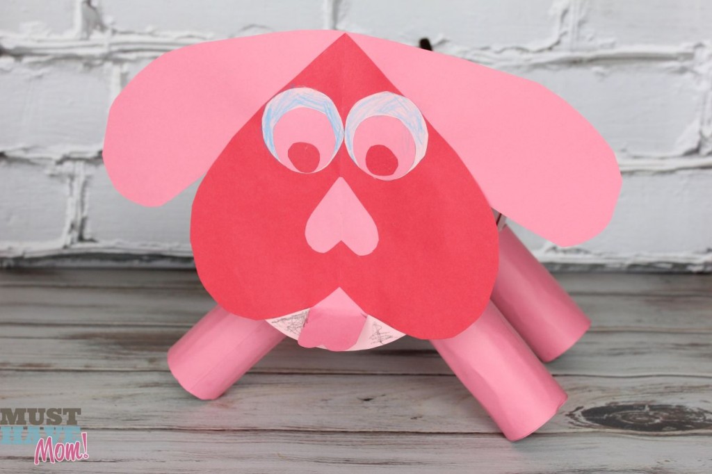 DIY Valentine's Day Puppy Card Box - Must Have Mom