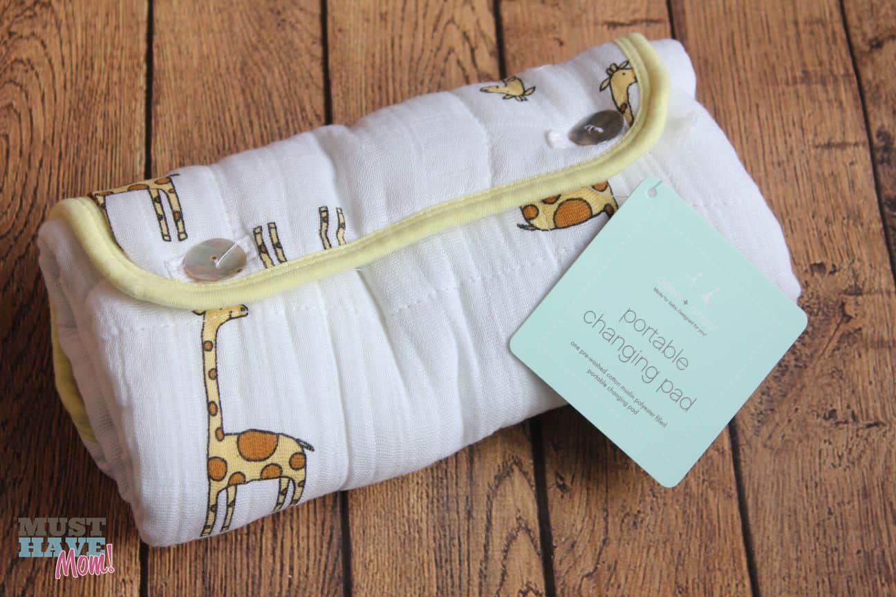 New aden + anais Portable Changing Pad & Skin Care! {Review & Giveaway