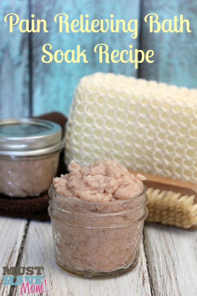 DIY Pain Relieving Bath Soak Recipe - Must Have Mom