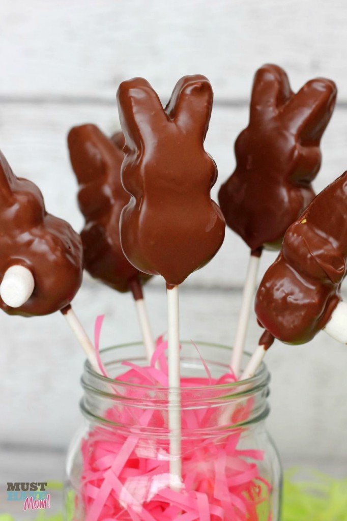 Easter Marshmallow Bunny Pops - Must Have Mom