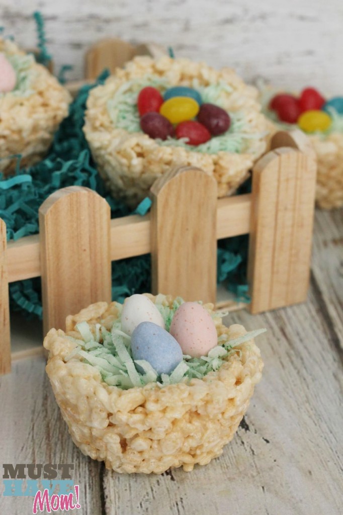 Rice Krispie Easter Baskets With HERSHEY'S Cadbury Eggs