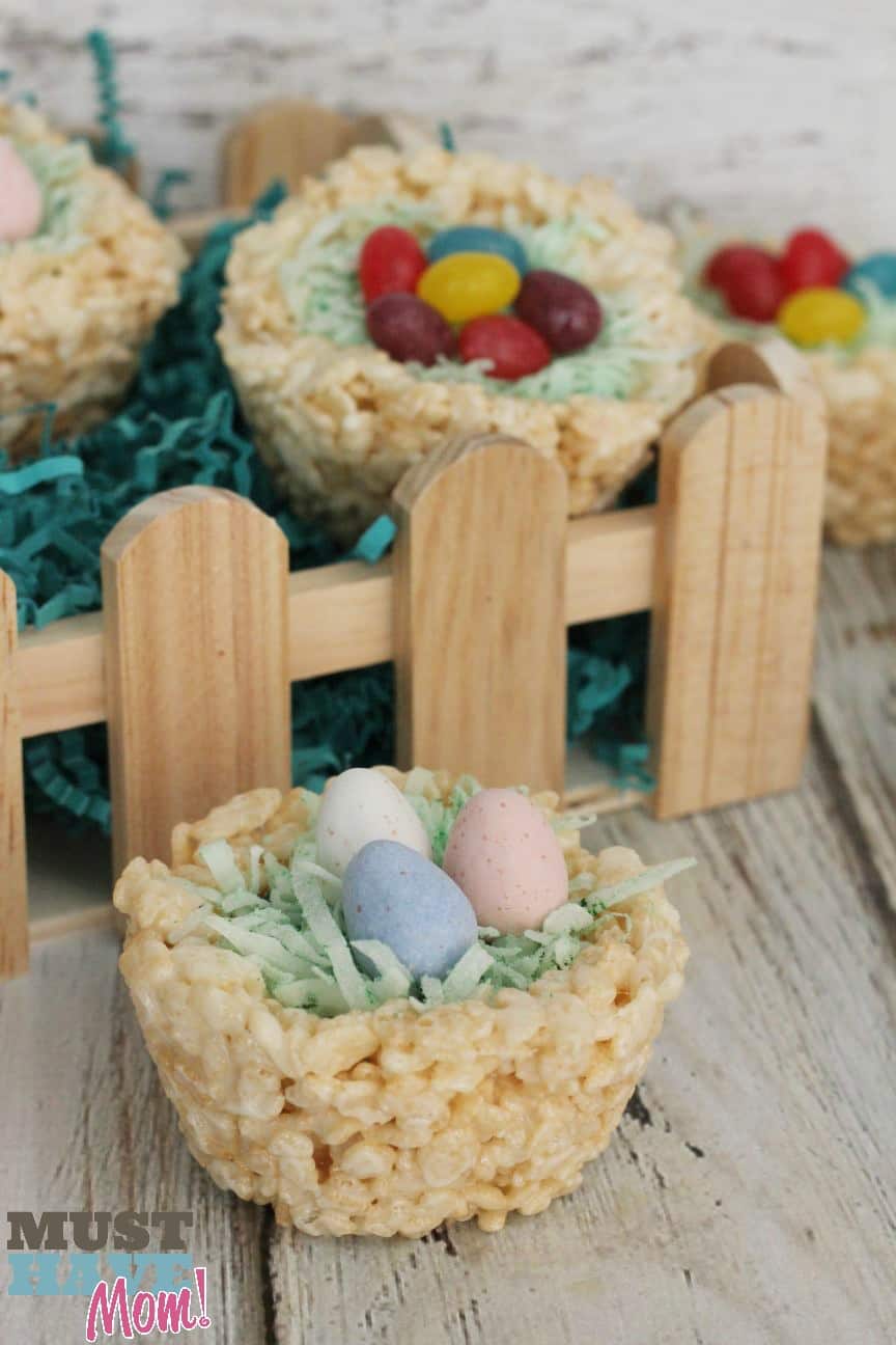 Rice Krispies Easter Baskets Recipe - Must Have Mom