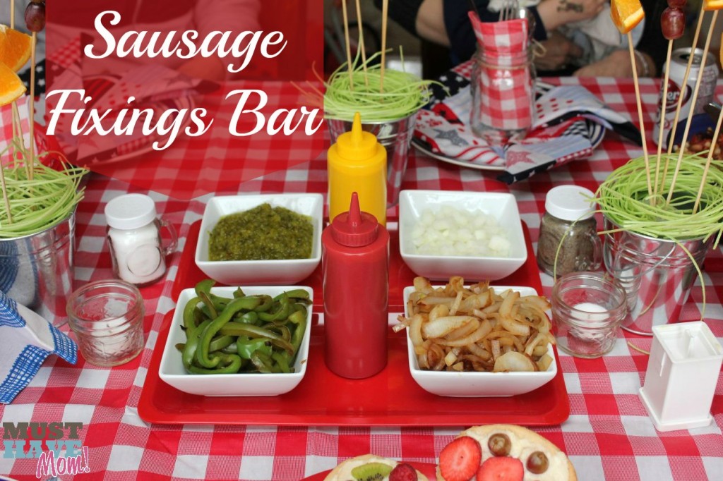 BBQ - Sausage Fixings Bar - Must Have Mom