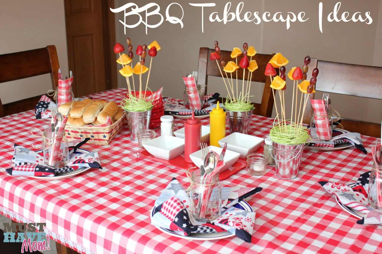 BBQ Tablescape Ideas -- Must Have Mom