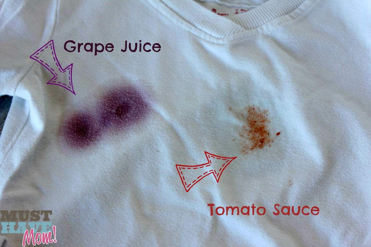 Biz - How to remove grape juice and tomato sauce stains - Must Have Mom