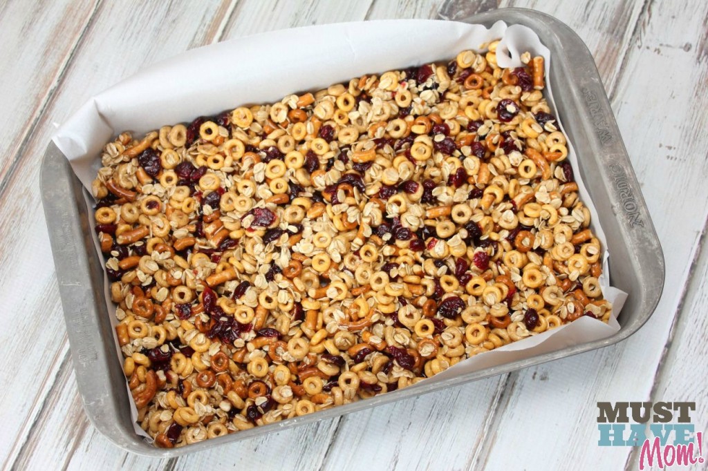 Cranberry Pretzel Cheerio Bars