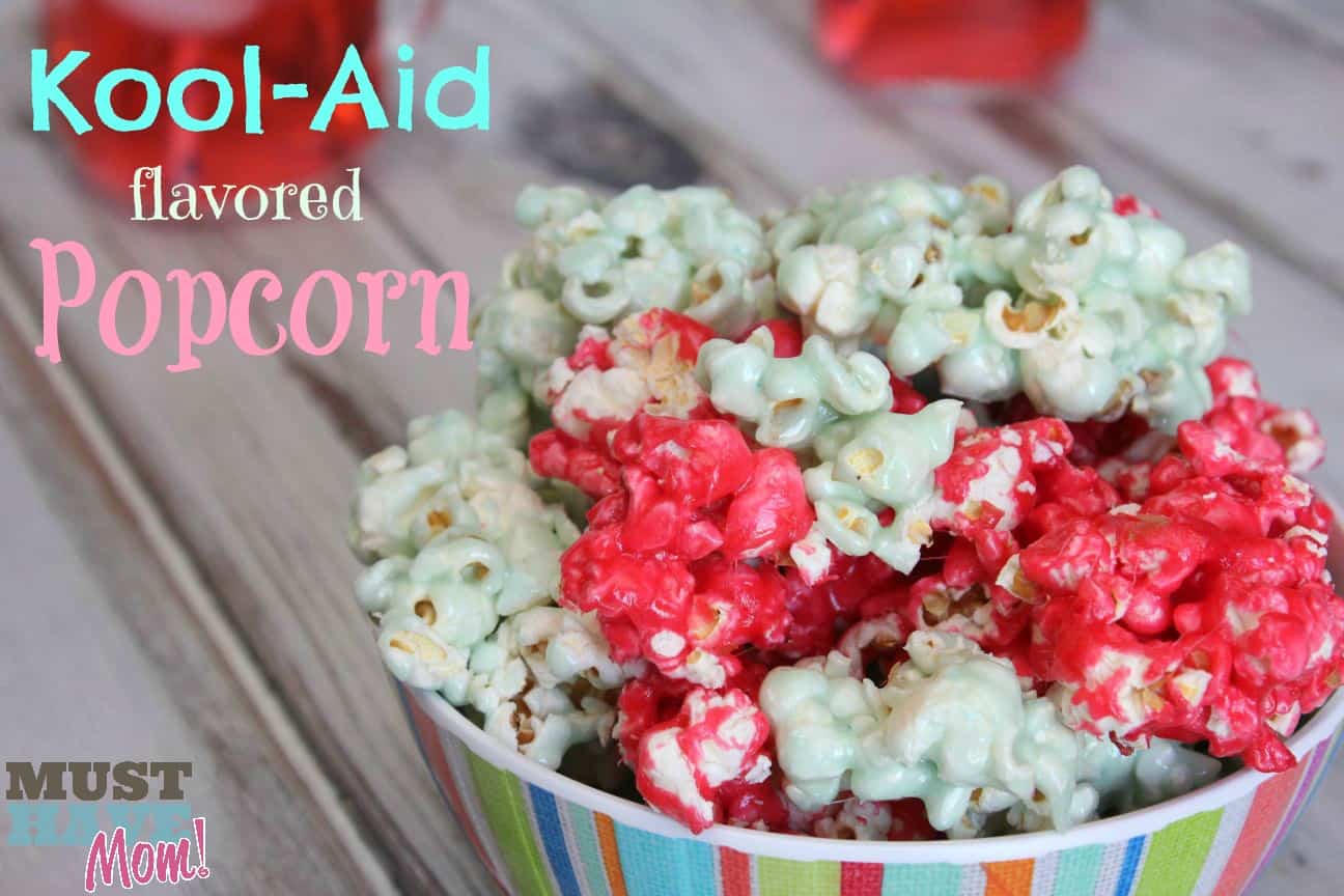 Kool-Aid Flavored Popcorn Recipe + Watermelon Drink!