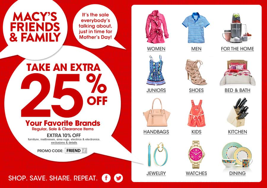 macy's friends and family sale Must Have Mom