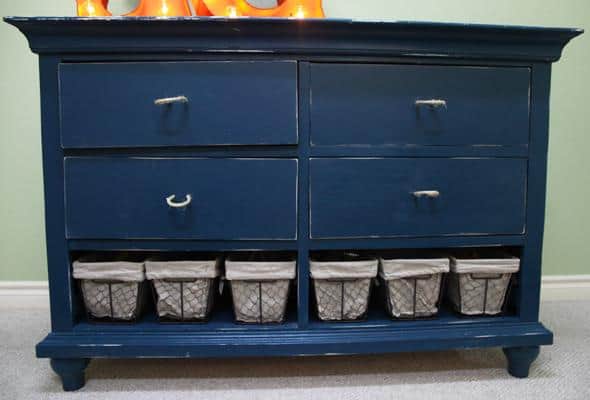 DIY Refurbished Beach Chic Dresser $40 project