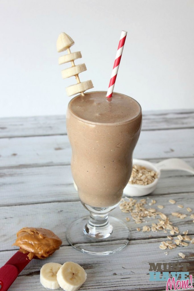 Chocolate Banana Oatmeal Smoothie Recipe from Must Have Mom