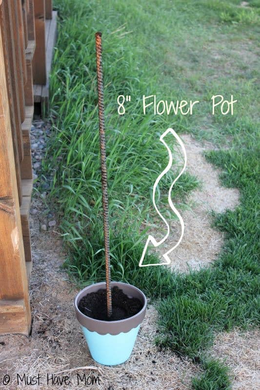 DIY Topsy Turvey Flower Planter Step 5 - Must Have Mom