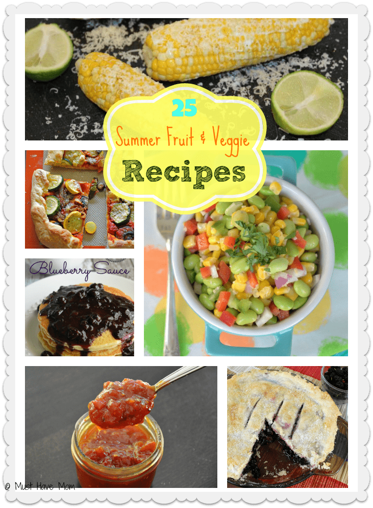 25 Recipes Using Garden Vegetables & Fruits!