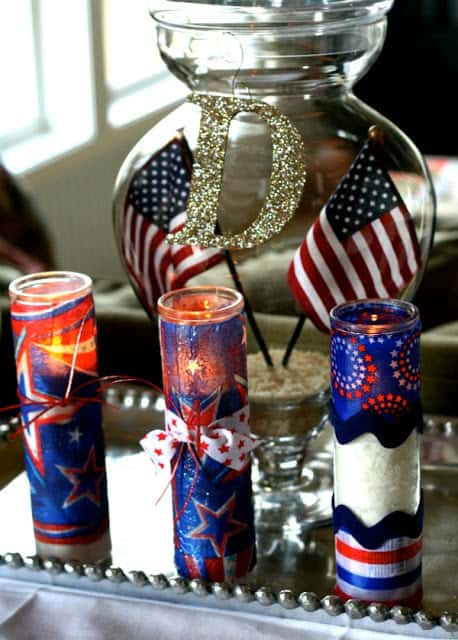 4th of july candles
