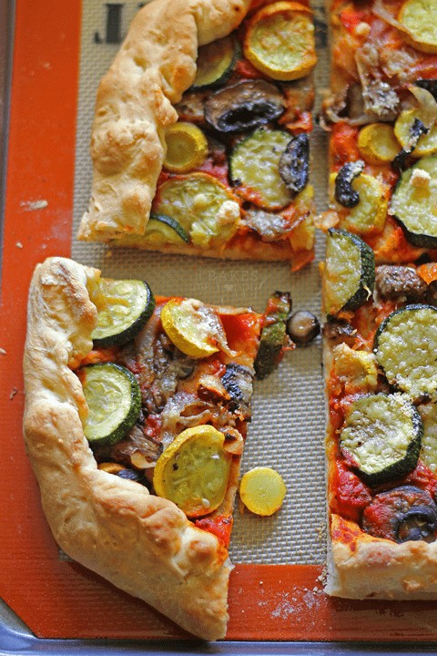 Roasted Veggie Galette Recipe