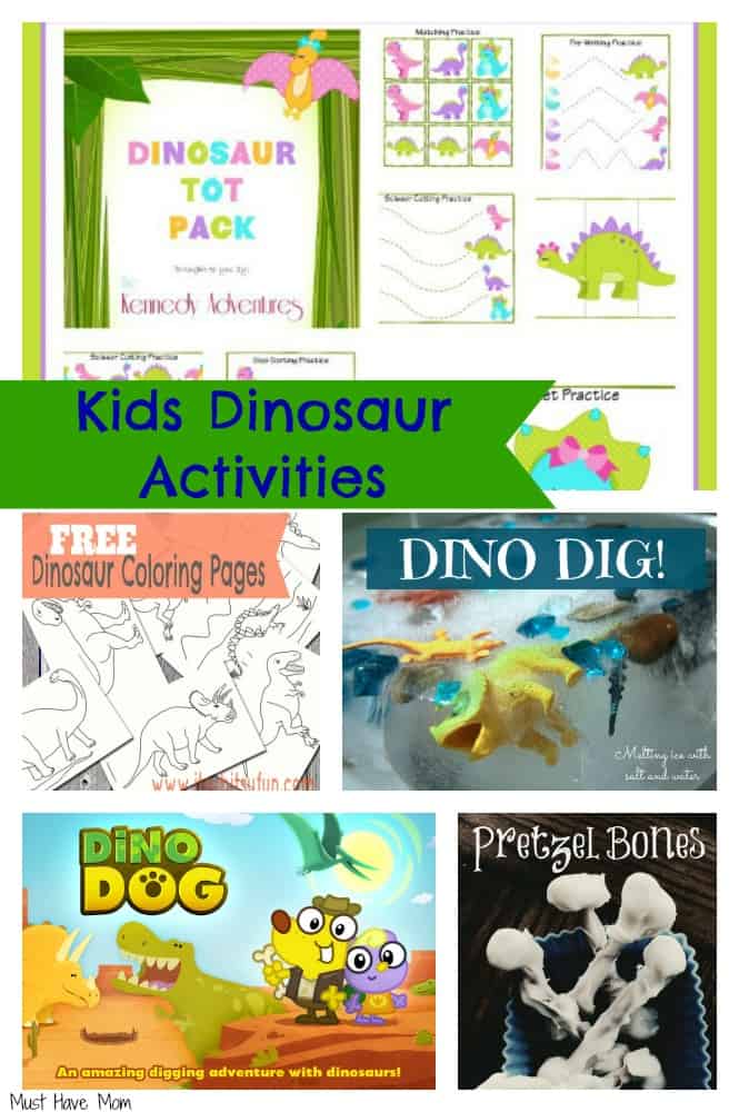 Kids Dinosaur Activities - Must Have Mom