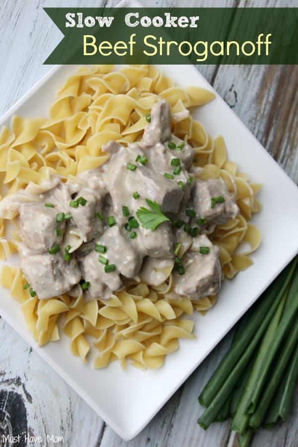 Slow Cooker Beef Stroganoff Recipe