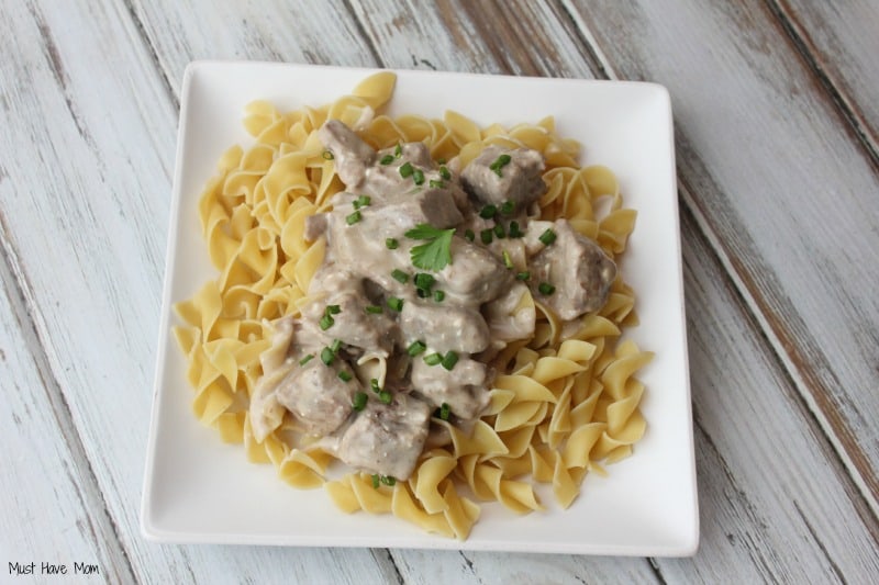 Slow Cooker Beef Stroganoff Recipe