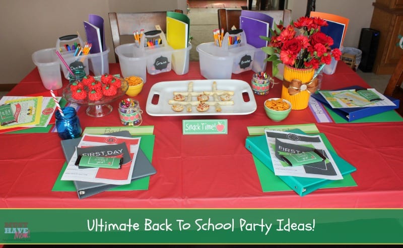 Throw The Ultimate Back To School Party For Kids: After School Snacks, Free Printables, DIY’s & More!