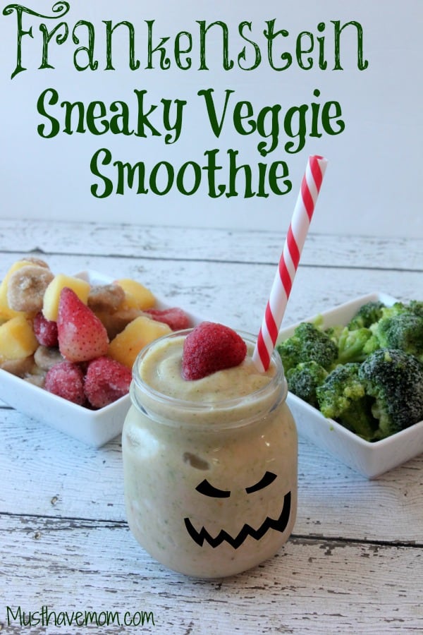 Frankenstein Sneaky Veggie Smoothie Recipe