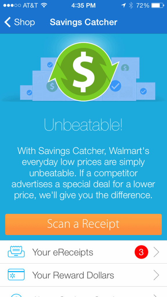 Savings Catcher App