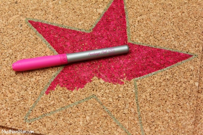 Color in your star with BIC Fandango Pink