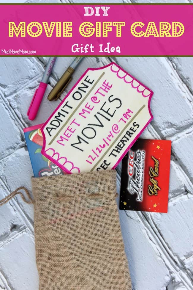 DIY Movie Gift Card Wrapping Ideas!