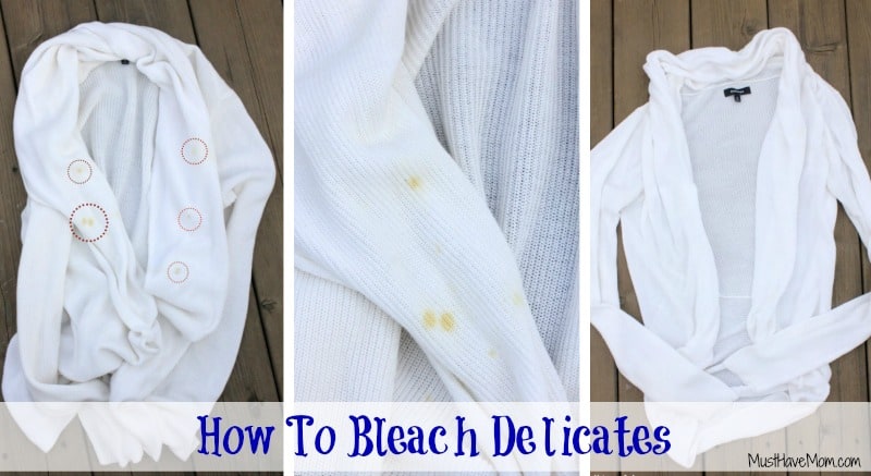 How To Bleach Delicates