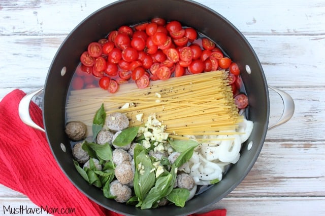 One pot pasta recipe