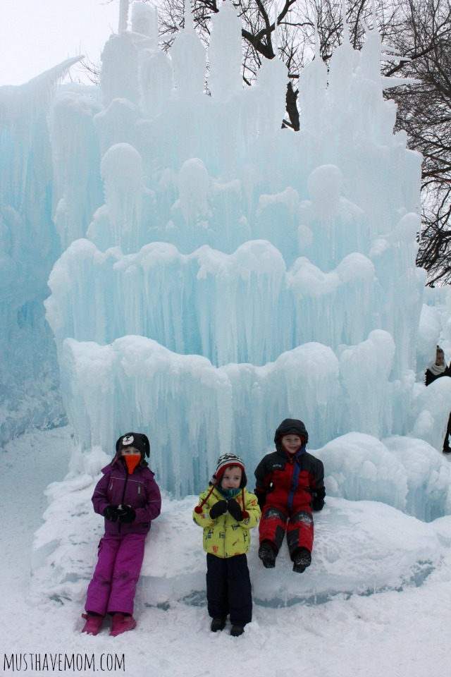 Minnesota Ice Castles Bench