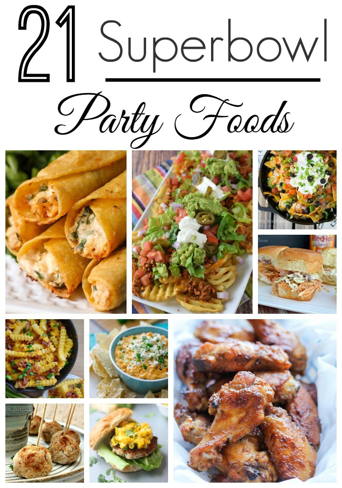 Super Bowl Party Food Recipes - THIS IS NOT DIET FOOD